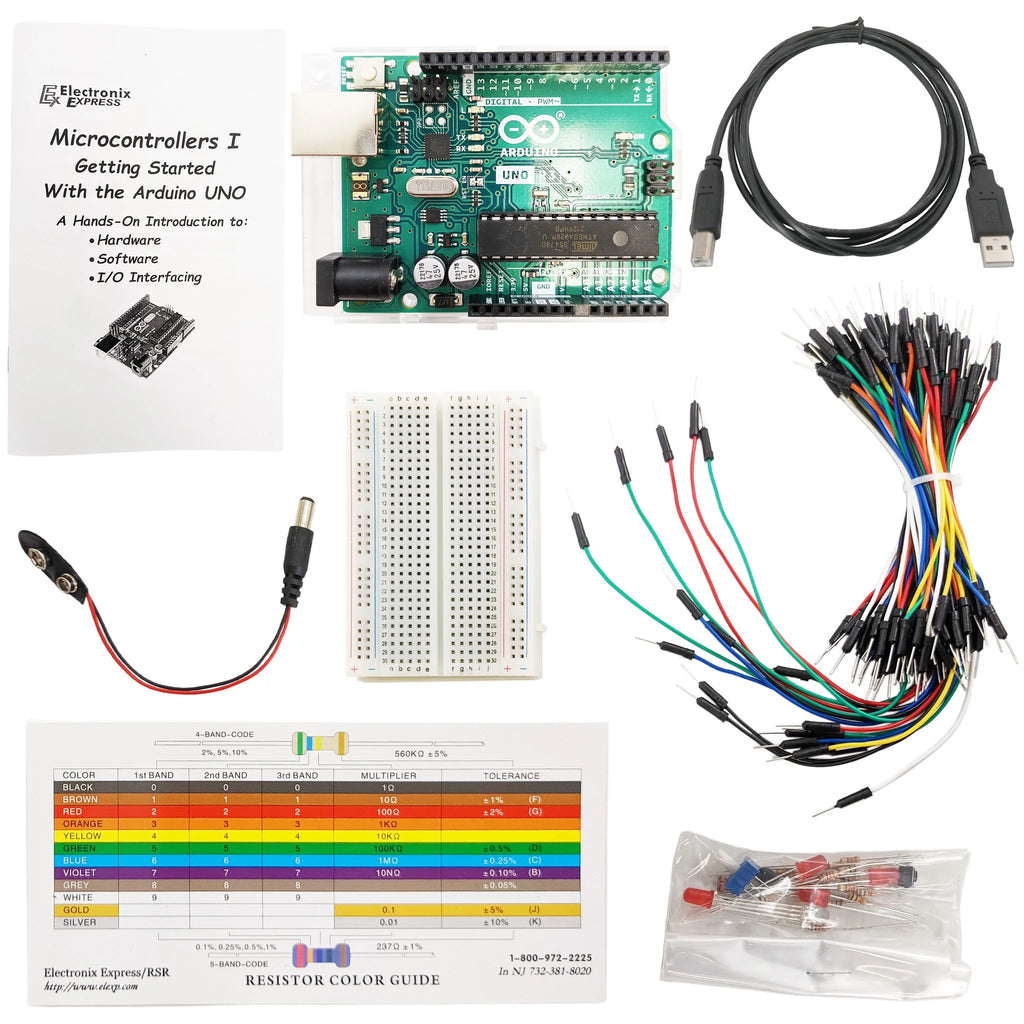 Arduino UNO Basic Kit - Learn Prototyping Electronic Projects; Include –  Electronix Express