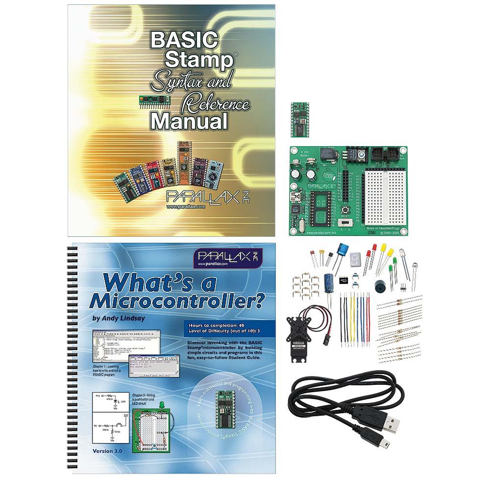 BASIC Stamp 2 Educational Starter Kit USB Interface – Electronix Express