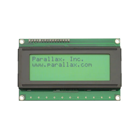 Parallax 4 x 20 Serial LCD with Piezospeaker (Backlit)