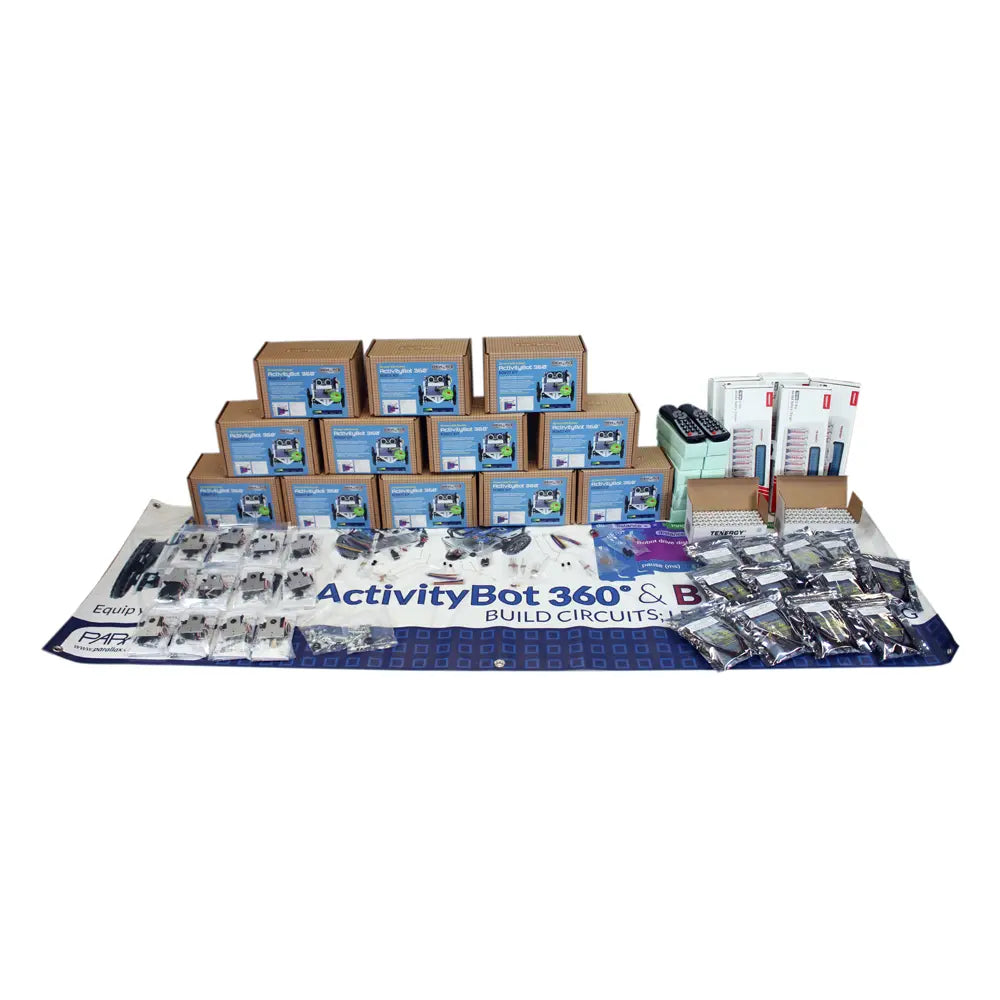 Parallax ActivityBot 360 12-Pk Plus – Electronix Express