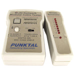 Remote Telephone and Data Line Tester for RJ11, RJ45, and Coax Cable with BNC