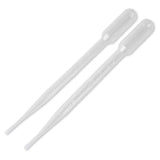 100 Pack Plastic Transfer Pipettes 3mL, Graduated to 0.5mL