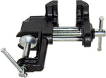 Durable 3 Inch Clamp-On Metal Vise, Attaches to Any Table up to 1.8 Inches Thick