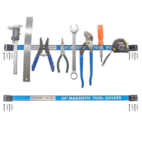 Set of Two Extra-Long 24" Magnetic Tool Rack Holder Organizer (Color Can Very)