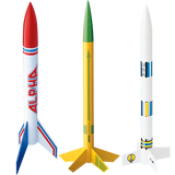 Estes 1753 AVG Rocket Bulk Pack, Includes 12 Model Rocket Kits (4 each of the Alpha, Viking and Generic rockets.)