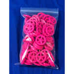 Front Wheels for CO2 Dragsters- Pink, 100 Pk