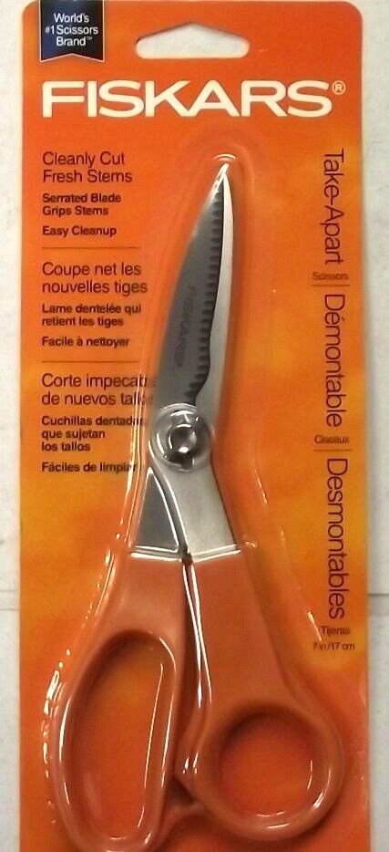 Fiskars はさみ　 helle Fiskars Take Apart Scissors, Stainless Steel, Serrated Blade