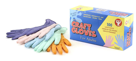 COLORED GLOVES ADULT SZ 100/BX