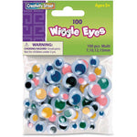 Wiggle Eyes Asstd Colors & Sizes Bag of 100