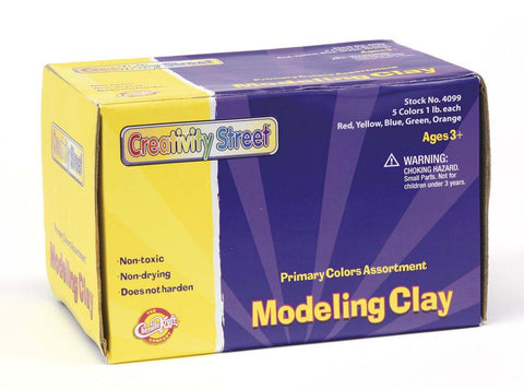 Modeling Clay 5 Primary Colors 5 lb