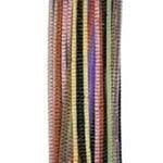 12" Chenille Stems Striped Assorted Pack of 100