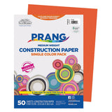 Pacon Construction Paper 9" x 12, Orange, 50 Sheets