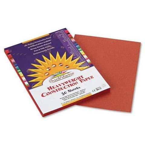 Construction Paper 9x12 Brown 50 Sheets