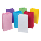 Rainbow® Kraft Bags, 6" x 11" Craft Bags, Assorted Pastels, 28 Bags/Pack