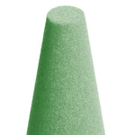 Styrofoam Cone, 3.7" x 8.9", Green