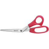 Westcott 8" Bent All Purpose Value Scissors, Red, 10703 (10703)