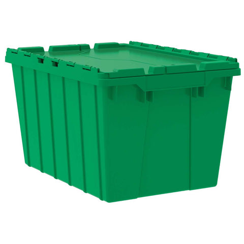 Attached Lid Container Green