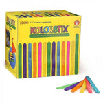 Kolorstix Craft Wood Popstix - 4.5", Boxed, 500 ct.