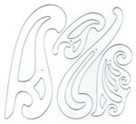 French Curve Template Set 4 Piece