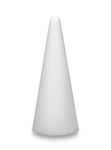 Styrofoam Cone White 6x3
